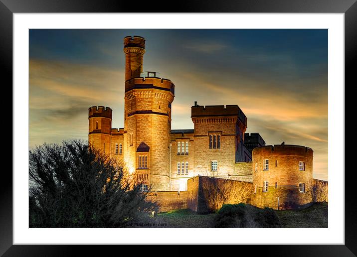Inverness Castle Framed Mounted Print by Alan Simpson