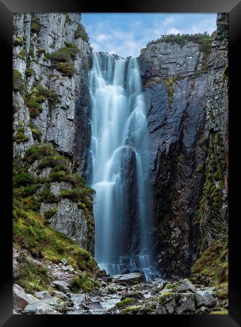 Wailing Widow Waterfall Framed Print by Alan Simpson