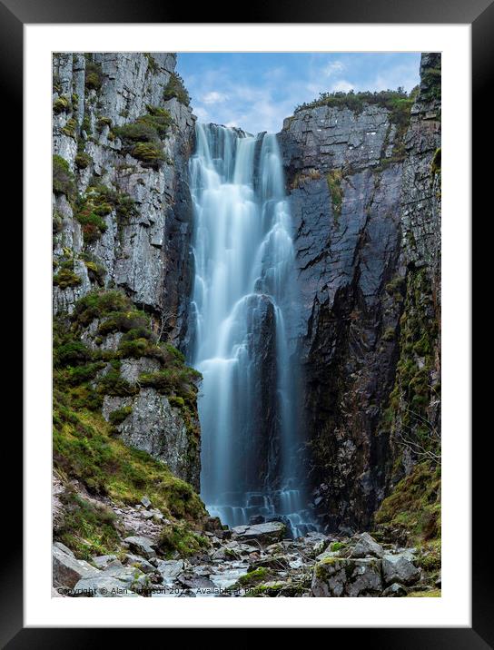 Wailing Widow Waterfall Framed Mounted Print by Alan Simpson