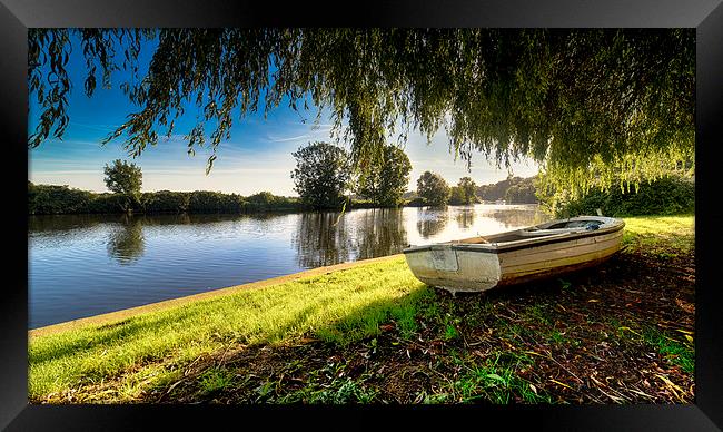 River Yare Boat Framed Print by Alan Simpson