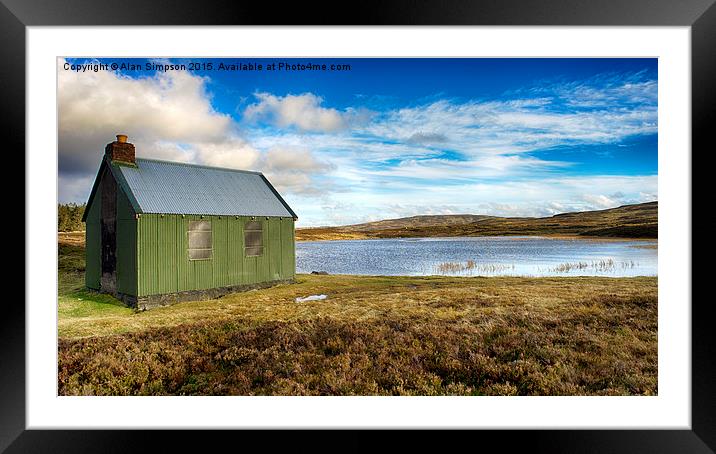  Loch Freuchie Framed Mounted Print by Alan Simpson