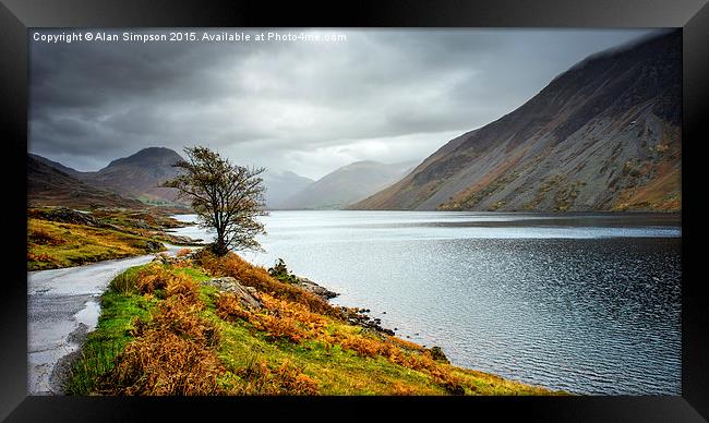  Wast Water Framed Print by Alan Simpson