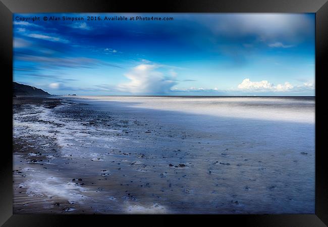Overstrand Beach Framed Print by Alan Simpson