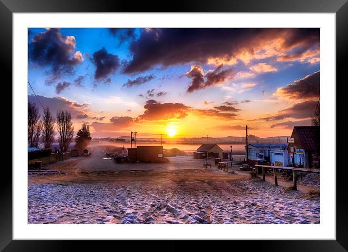 South Beach Sunrise Framed Mounted Print by Alan Simpson