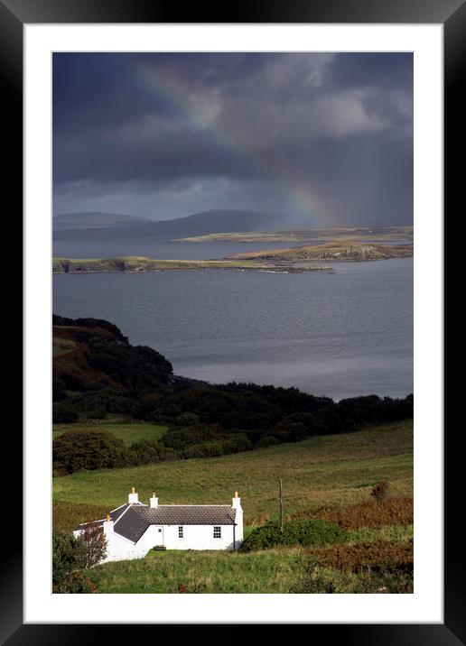 Skye Rainbow Framed Mounted Print by Alan Simpson