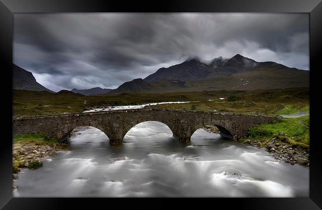 Sligachan Bridge, Isle of Skye Framed Print by Alan Simpson