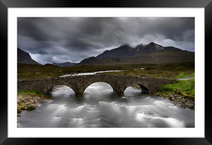 Sligachan Bridge, Isle of Skye Framed Mounted Print by Alan Simpson