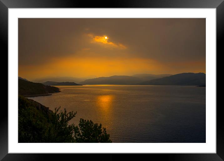 Skye Sunrise Framed Mounted Print by Alan Simpson