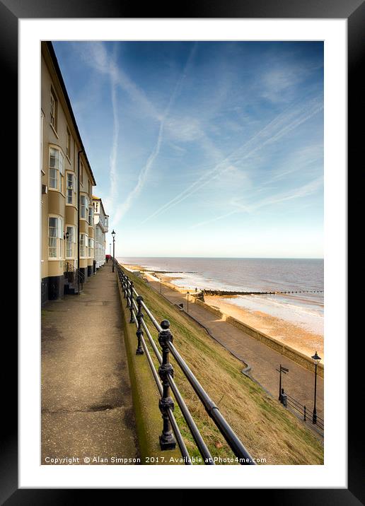 Cromer Framed Mounted Print by Alan Simpson
