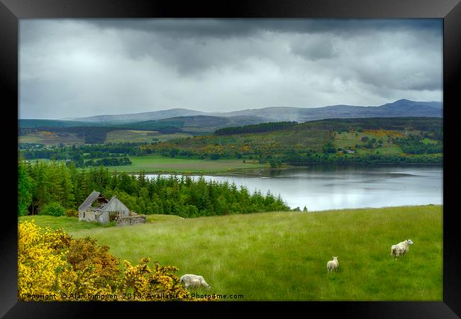 Kyle of Sutherland Framed Print by Alan Simpson