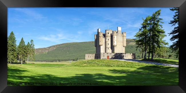 Braemar Castle Framed Print by Alan Simpson