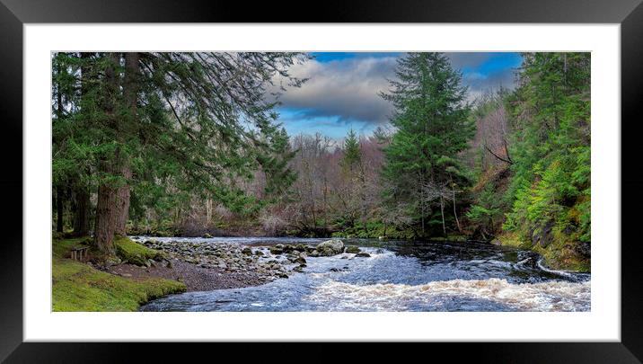River Averon Framed Mounted Print by Alan Simpson
