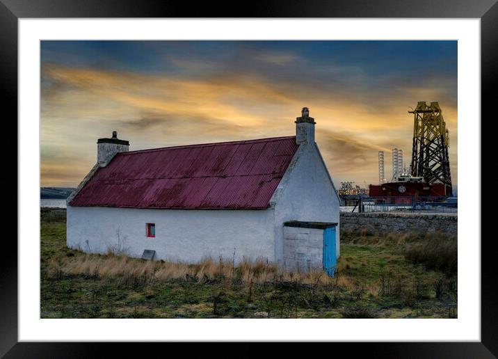 The Small House of Nigg Framed Mounted Print by Alan Simpson
