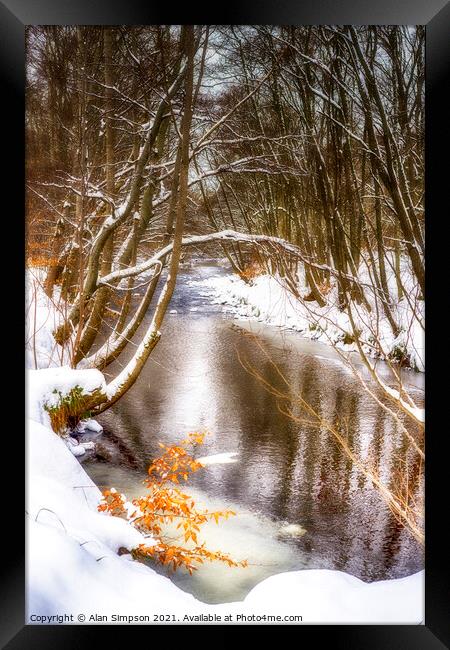 River Balnagown Framed Print by Alan Simpson