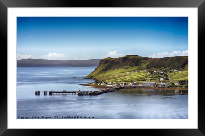 Uig, Isle of Skye Framed Mounted Print by Alan Simpson