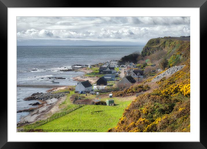 Rockfield  Framed Mounted Print by Alan Simpson