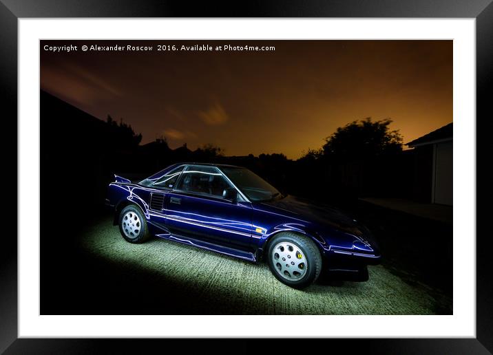Sports Car Framed Mounted Print by Alexander Roscow