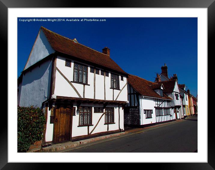  George Street Hadleigh, Suffolk  Framed Mounted Print by Andrew Wright