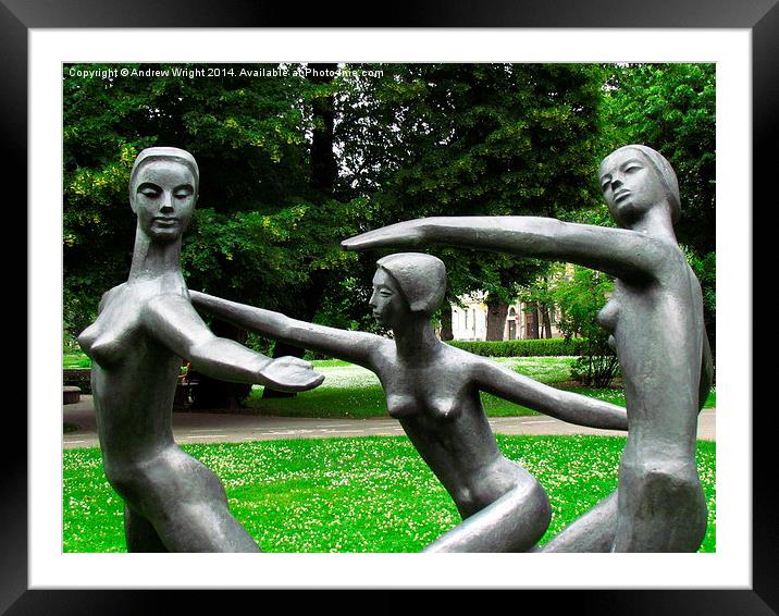  Peace Dance Framed Mounted Print by Andrew Wright