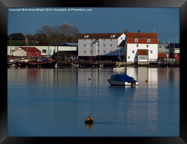  The Tide Mill, Woodbridge Framed Print by Andrew Wright