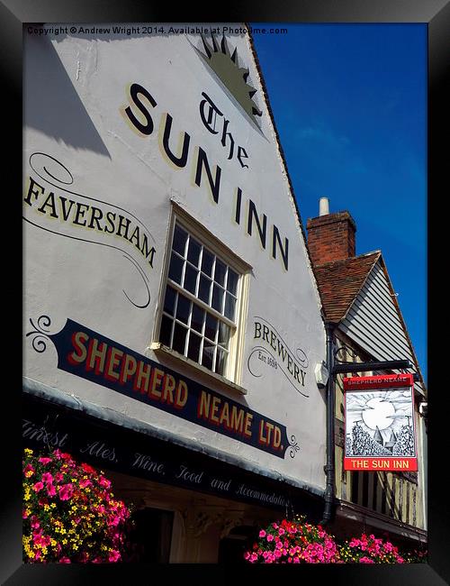 The Sun Inn, Faversham  Framed Print by Andrew Wright