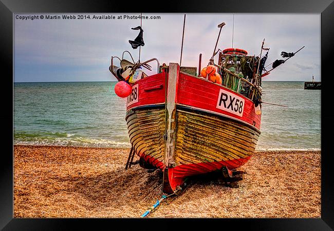  home from the sea Framed Print by Martin Webb