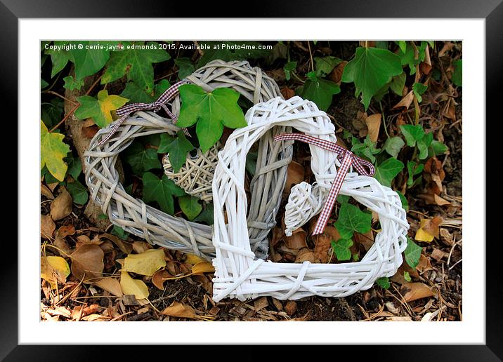  Autumn Love  Framed Mounted Print by cerrie-jayne edmonds