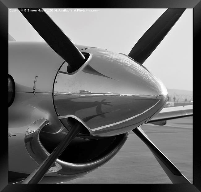  Pilatus PC12 Framed Print by Simon Hackett