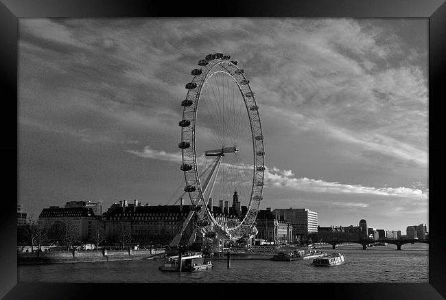  London Eye Framed Print by Simon Hackett