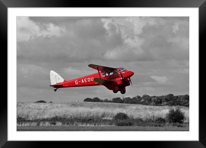  DH90A DRAGONFLY  Framed Mounted Print by Simon Hackett