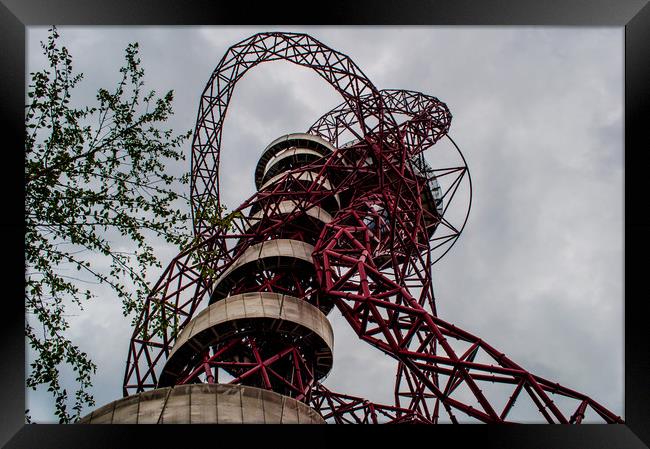 The ArcelorMittal Orbit Framed Print by Simon Hackett