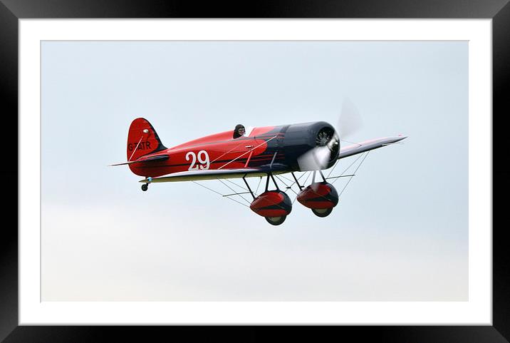  mystery ship plane Framed Mounted Print by Andy Stringer