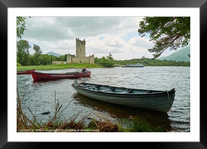 Ross Castle  Framed Mounted Print by William Duggan