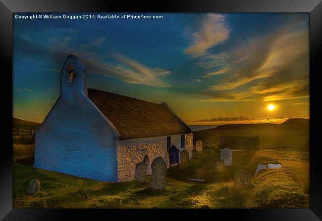  Chapel Sunrise Framed Print by William Duggan