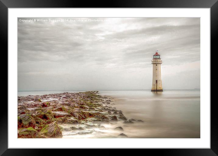  Perch Rock Lighthouse  Framed Mounted Print by William Duggan