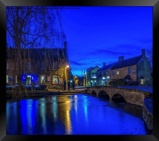   Bourton  on the Water. Framed Print by William Duggan
