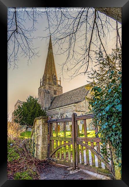  St Marys Church Bampton,Oxfordshire  Framed Print by William Duggan