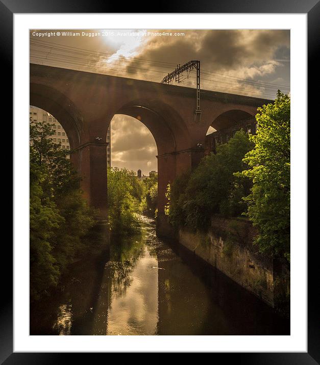  Stockport Viaduct  Framed Mounted Print by William Duggan