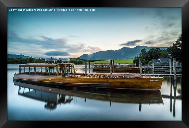 The Lake Cruiser ,Keswick Framed Print by William Duggan