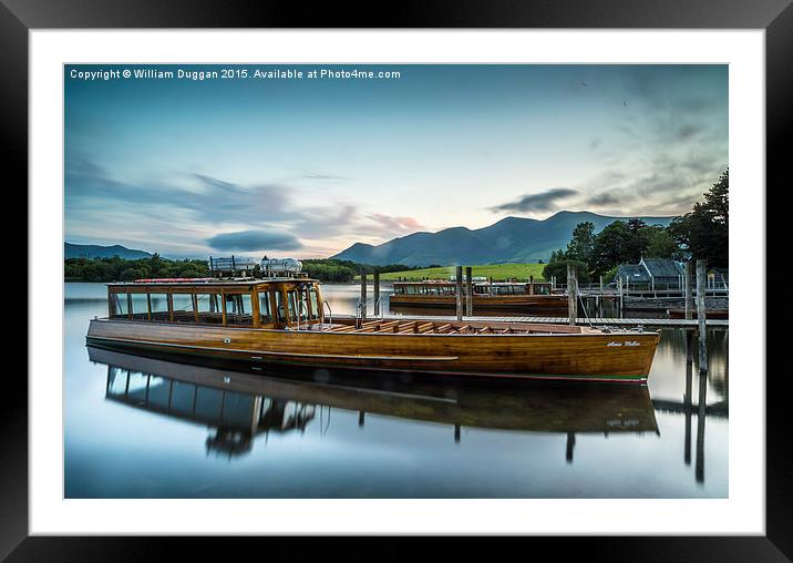 The Lake Cruiser ,Keswick Framed Mounted Print by William Duggan