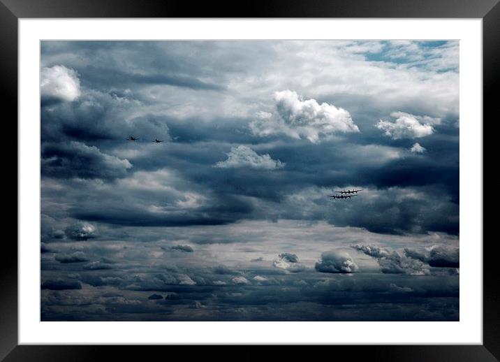  Into the dark skies Framed Mounted Print by Jen Paszkowski