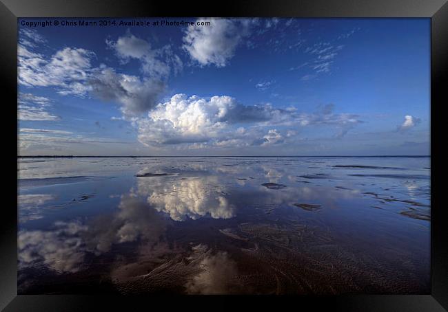  A cloudy view of nothing Framed Print by Chris Mann