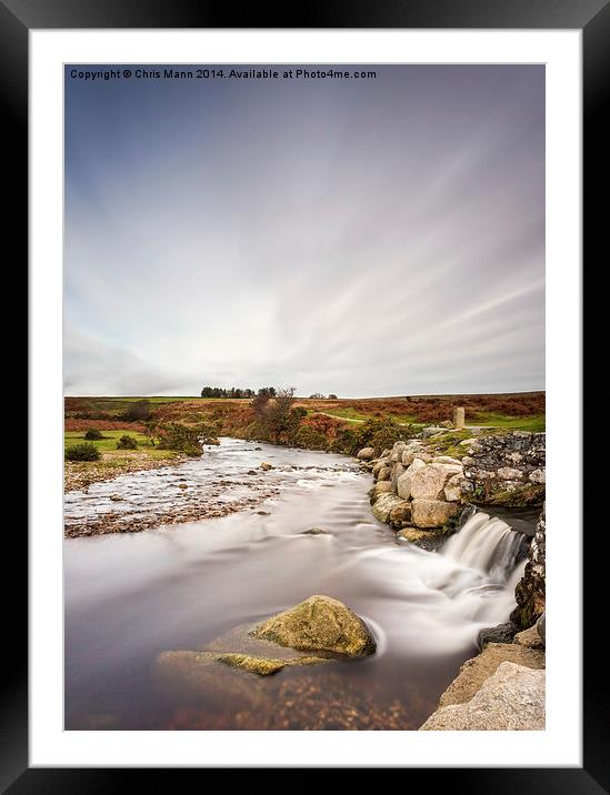  Autumn on the moor Framed Mounted Print by Chris Mann