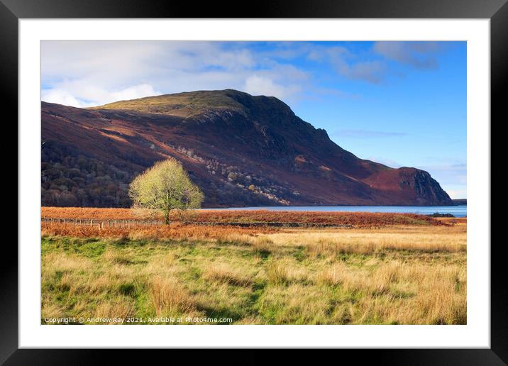 Morning at Ennerdale Framed Mounted Print by Andrew Ray