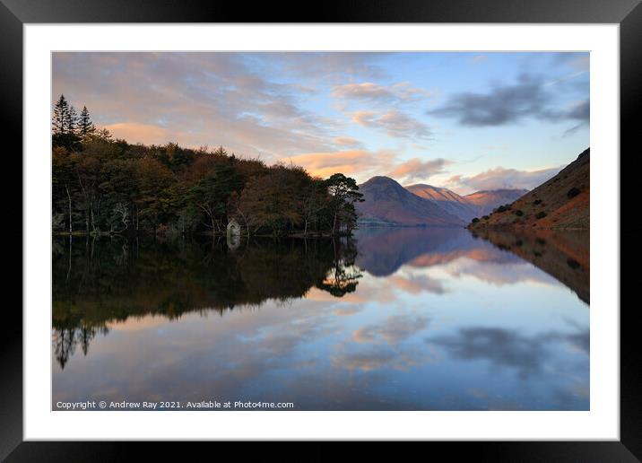 Late light (Wastwater) Framed Mounted Print by Andrew Ray