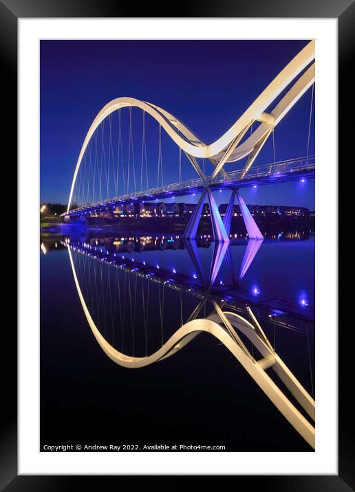 Infinity Bridge  Framed Mounted Print by Andrew Ray