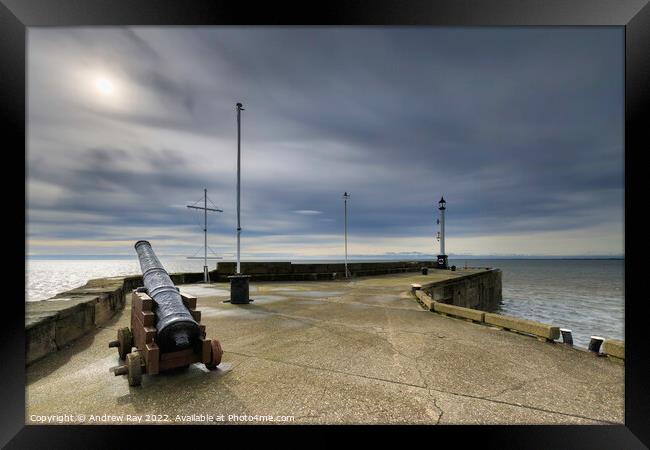 Bridlington North Pier Framed Print by Andrew Ray