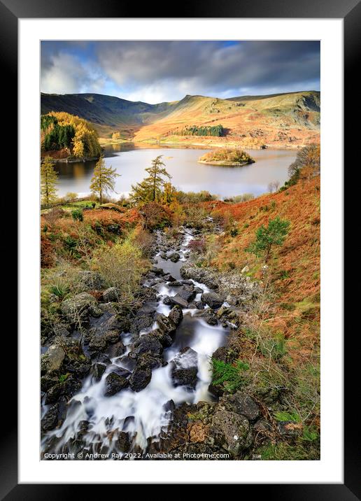 Autumn at Haweswater  Framed Mounted Print by Andrew Ray