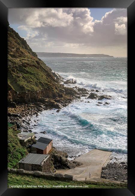 Priest's Cove Framed Print by Andrew Ray