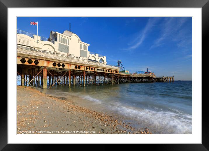 Southsea Pier  Framed Mounted Print by Andrew Ray